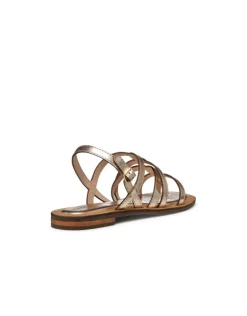 Clearance Sandale plate cuir or GEOX Sandales