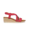 Clearance Sandales compensées rouge GEOX Sandales