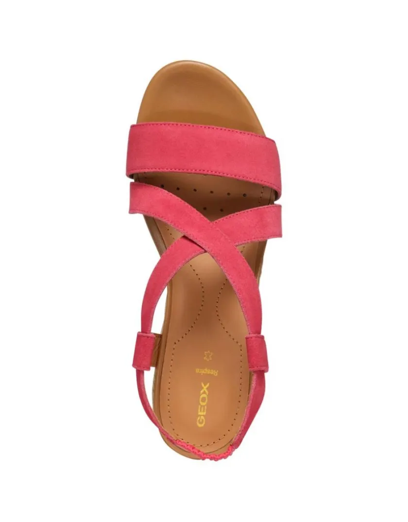 Clearance Sandales compensées rouge GEOX Sandales