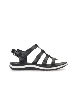 Best Sandales cuir lisse noir GEOX Sandales