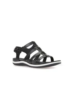 Best Sandales cuir lisse noir GEOX Sandales