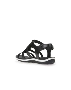 Best Sandales cuir lisse noir GEOX Sandales