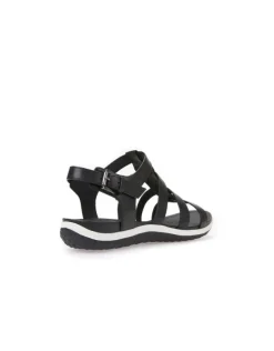 Best Sandales cuir lisse noir GEOX Sandales