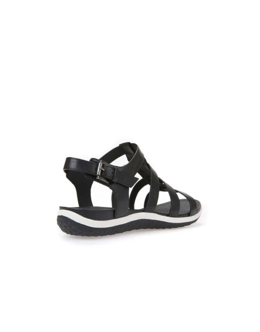 Best Sandales cuir lisse noir GEOX Sandales