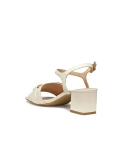 Outlet Sandales talon cuir blanc GEOX Sandales