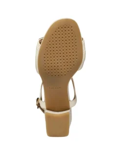 Outlet Sandales talon cuir blanc GEOX Sandales