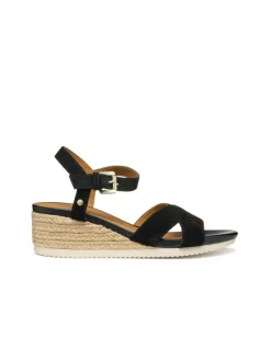 New Sandales talon cuir noir GEOX Sandales