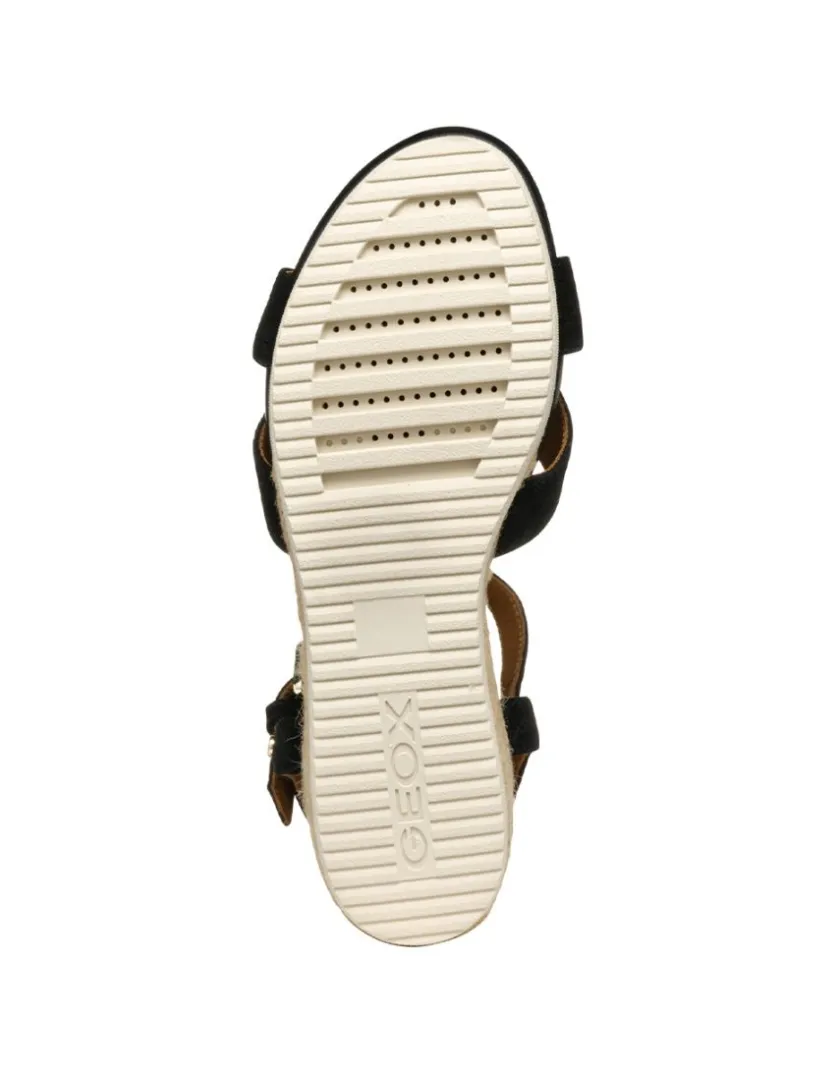 New Sandales talon cuir noir GEOX Sandales