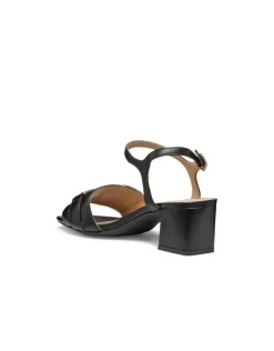 Fashion Sandales talon cuir noir GEOX Sandales