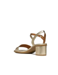 Outlet Sandales talon cuir or GEOX Sandales