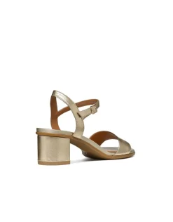 Outlet Sandales talon cuir or GEOX Sandales