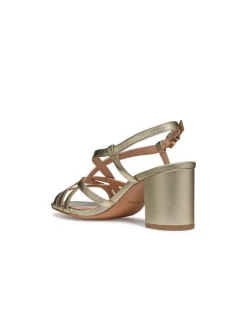 Discount Sandales talon cuir or GEOX Sandales