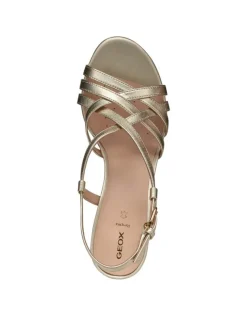 Discount Sandales talon cuir or GEOX Sandales