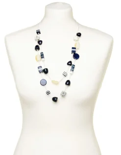 Discount Sautoir écru/marine Bijoux|Accessoires