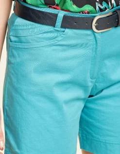 Discount Short coton bleu lagon Shorts & Bermudas