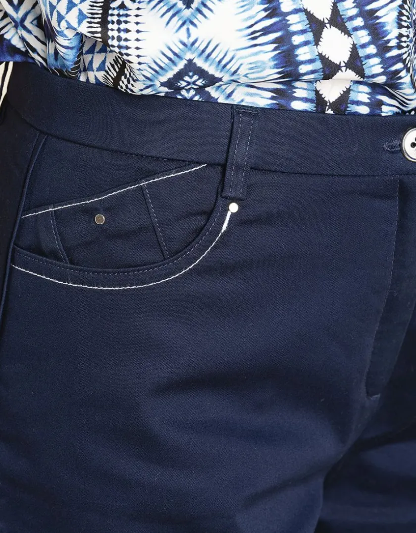 Fashion Short coton marine Shorts & Bermudas|Pantalons
