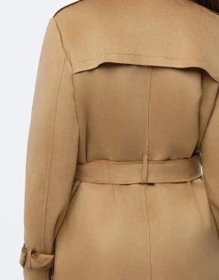 New Trench suédine beige Parkas|Parkas