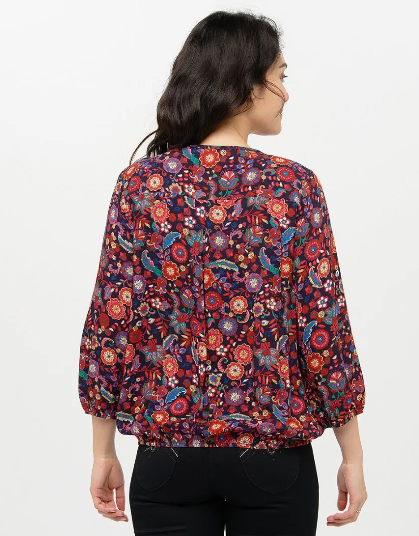 Discount T-shirt ample fleurs roug T-shirts|Hauts