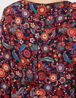 Discount T-shirt ample fleurs roug T-shirts|Hauts