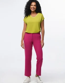 Outlet T-shirt bi-matière vert T-shirts|Hauts
