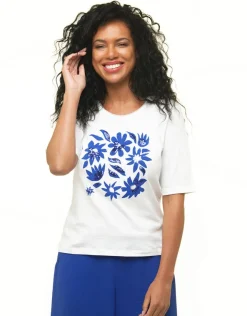Clearance T-shirt blanc 100% coton T-shirts|Hauts