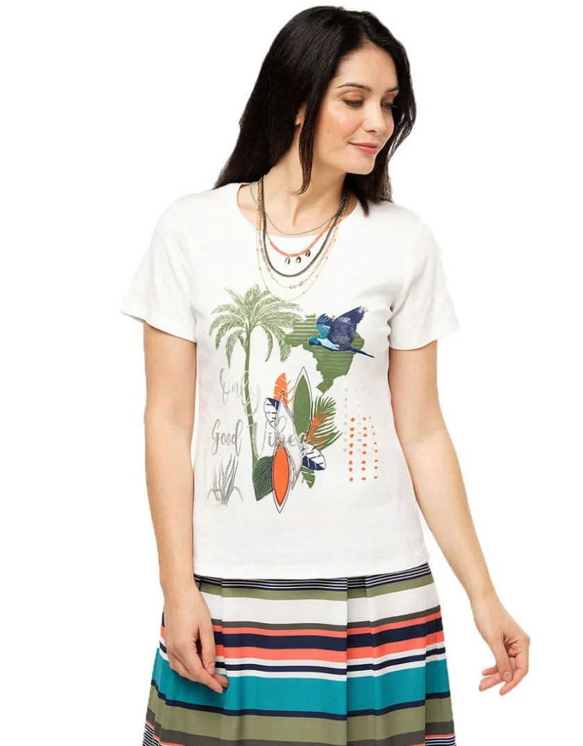 Discount T-shirt blanc 100% coton T-shirts|Hauts