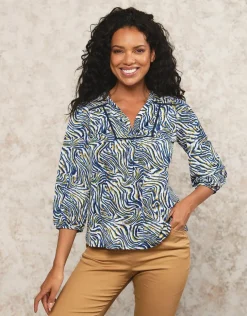 Sale T-shirt blanc imprimé T-shirts|Hauts
