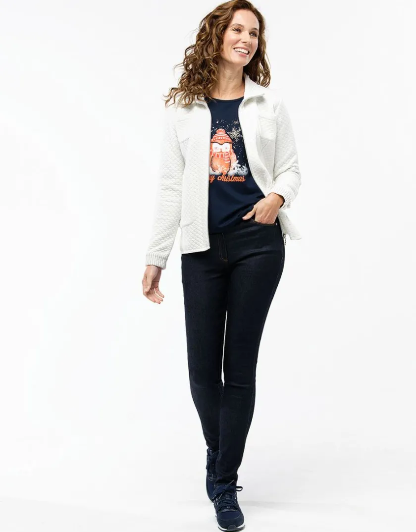 Sale T-shirt bleu imprimé T-shirts|Hauts