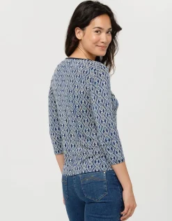Hot T-shirt bleu motifs T-shirts|Hauts