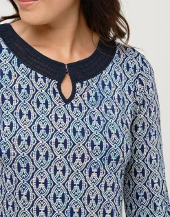 Hot T-shirt bleu motifs T-shirts|Hauts