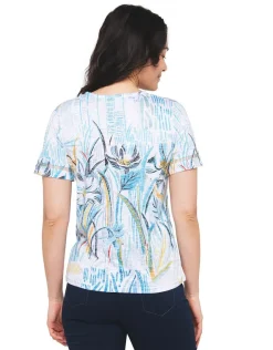 Best T-shirt bleu strass T-shirts|Hauts