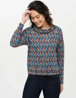Clearance T-shirt chaud motif bleu T-shirts|Hauts