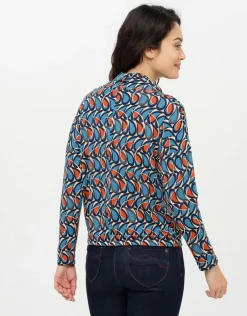 Clearance T-shirt chaud motif bleu T-shirts|Hauts