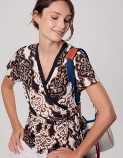 Hot T-shirt chic cache coeur T-shirts|Hauts