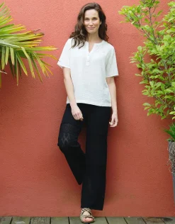 Fashion T-shirt coton blanc Chemisiers & Blouses|Hauts