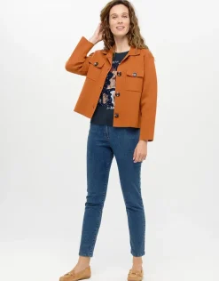 Outlet T-shirt coton bleu motif T-shirts|Hauts