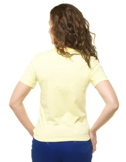 Best T-shirt coton modal jaune T-shirts|Hauts