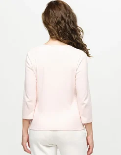 Discount T-shirt coton modal rose T-shirts|Hauts