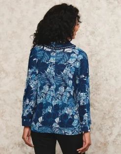 Clearance T-shirt doux motif bleu T-shirts|Hauts