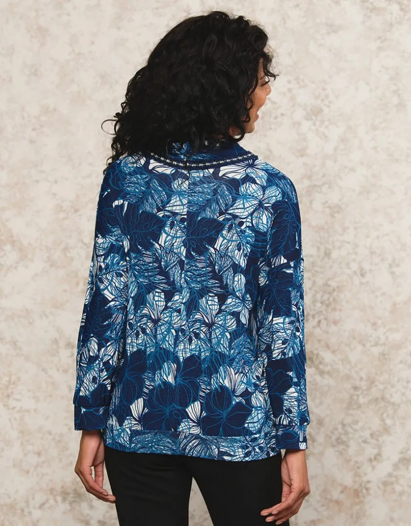 Clearance T-shirt doux motif bleu T-shirts|Hauts