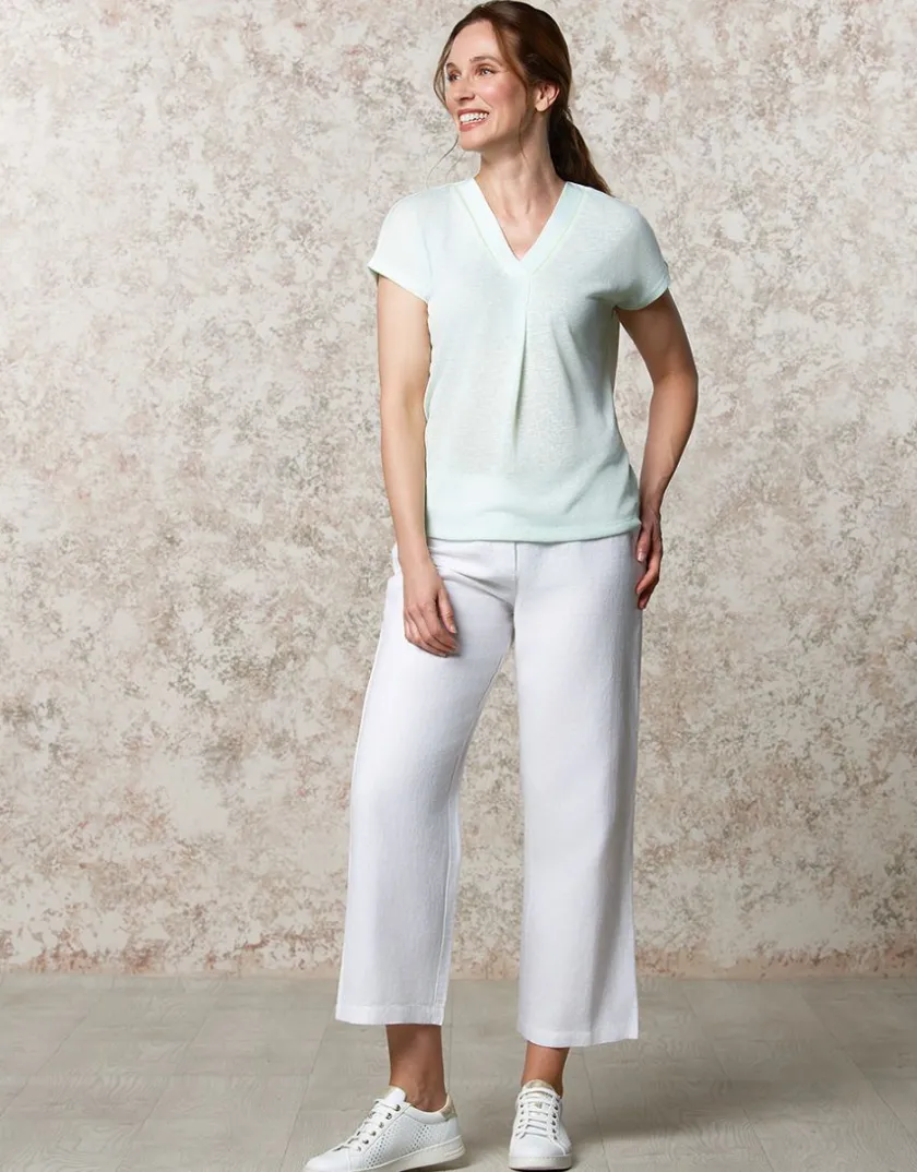 New T-shirt fluide vert clair T-shirts|Hauts