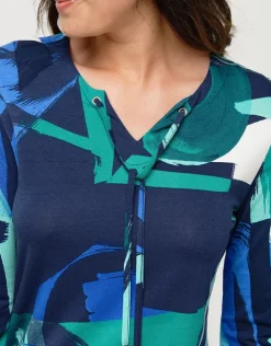 Best T-shirt imprimé bleu vert T-shirts|Hauts