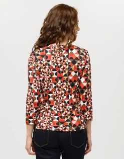Clearance T-shirt imprimé rouge T-shirts|Hauts