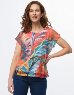 Clearance T-shirt maille filet T-shirts|Hauts
