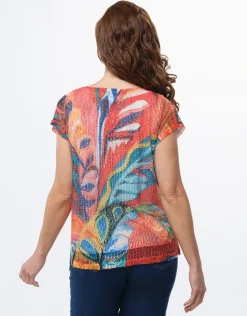 Clearance T-shirt maille filet T-shirts|Hauts