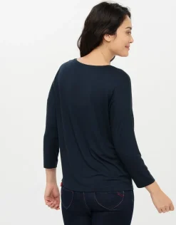 Hot T-shirt marine motif T-shirts|Hauts