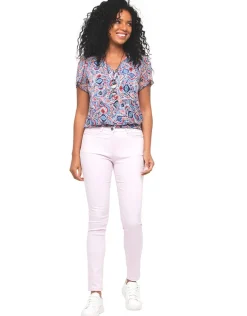 New T-shirt motif bleu T-shirts|Hauts
