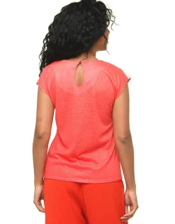 Hot T-shirt motif corail T-shirts|Hauts