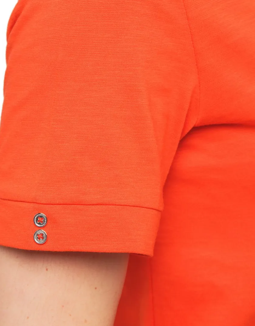 Online T-shirt orange coton T-shirts|Hauts