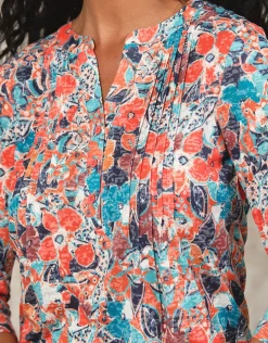 Hot T-shirt orange imprimé T-shirts|Hauts
